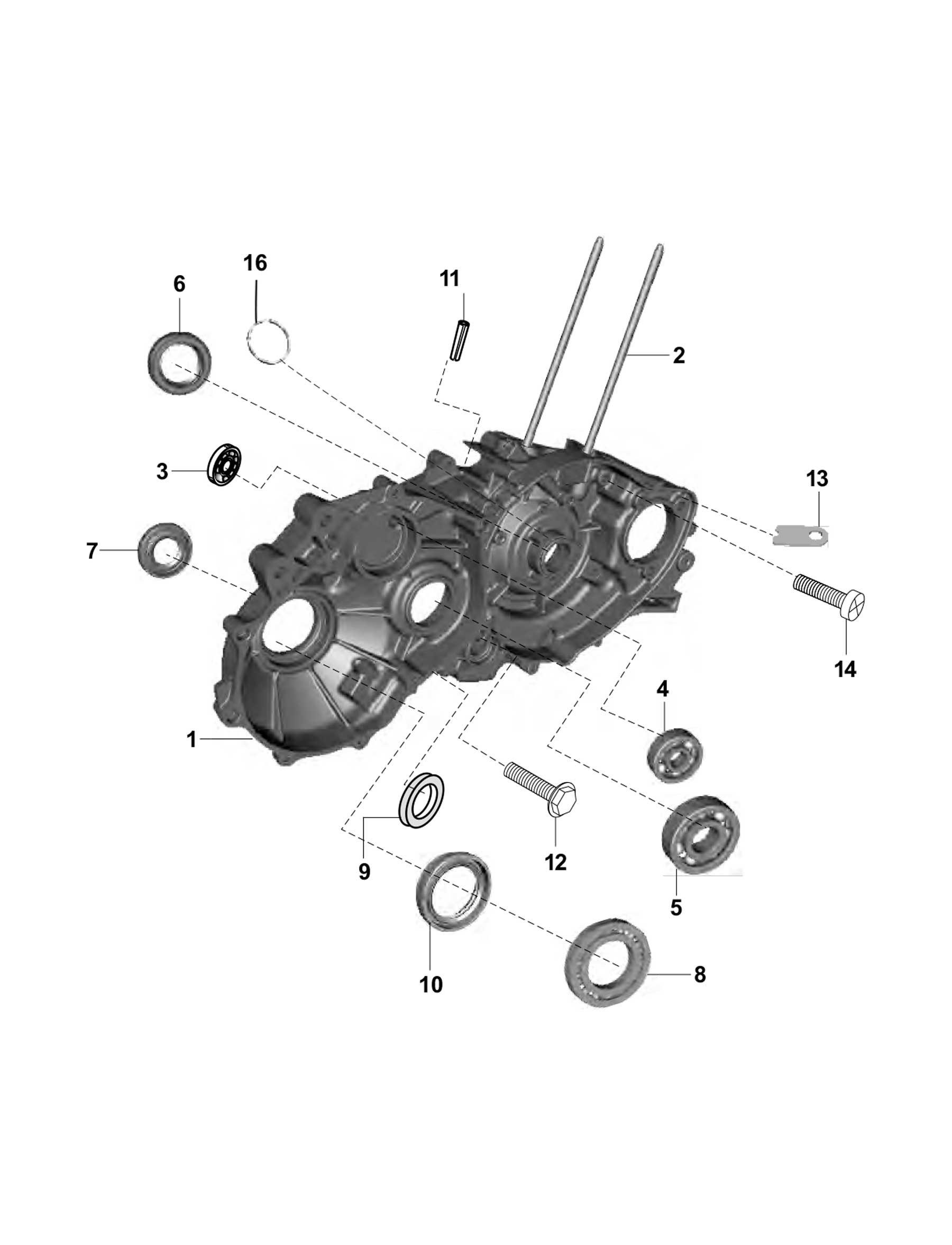 CUBIERTA LADO MAGNETO - 4T FL
